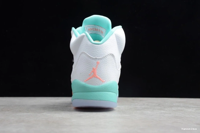 HYPE 440892-100 Light GS Air Jordan 5 Aqua 0701